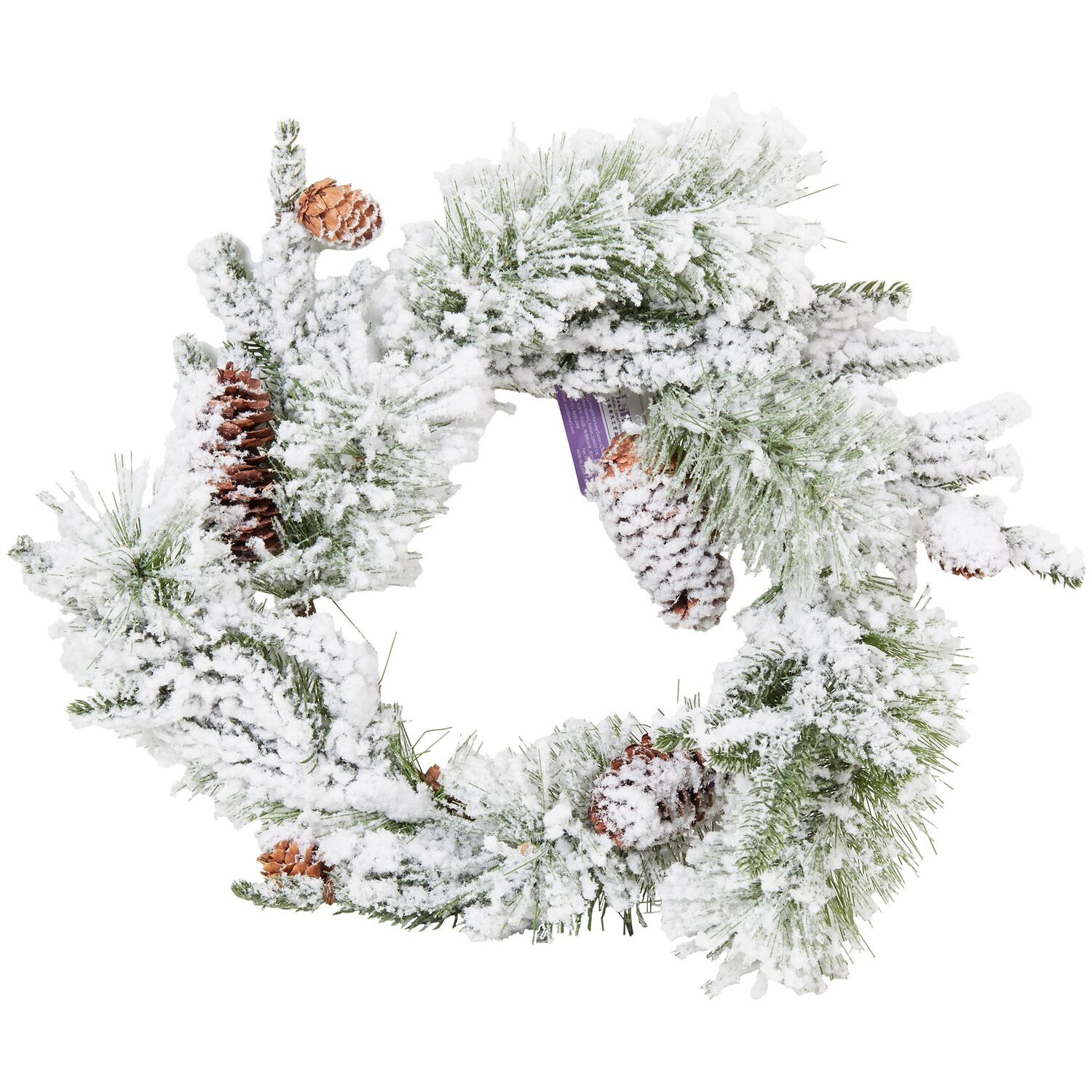 Frosted Pinecones Candle Ring Image 1