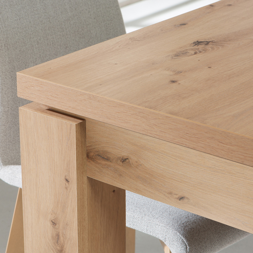 Florence Trondheim 8 Seater Extending Dining Table Artisan Oak Image 5