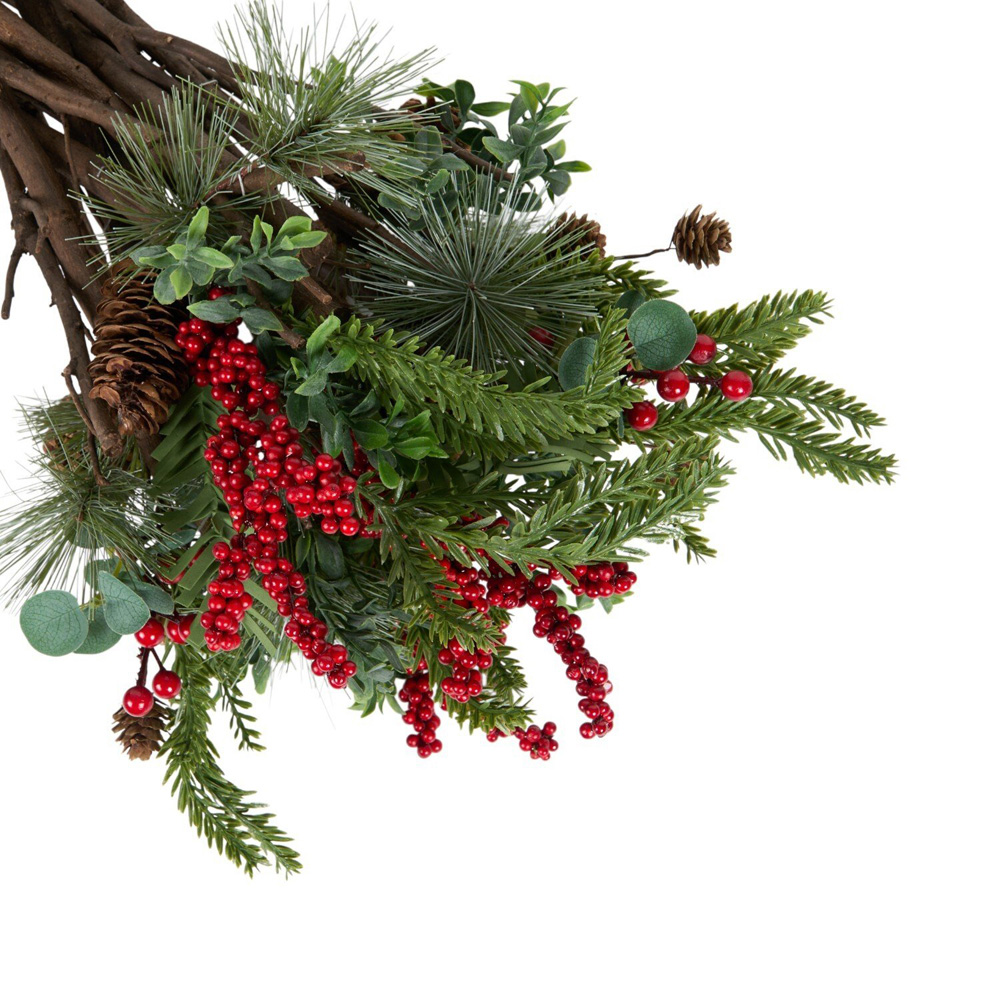 Floristry Bouquet Green and Red Image 2