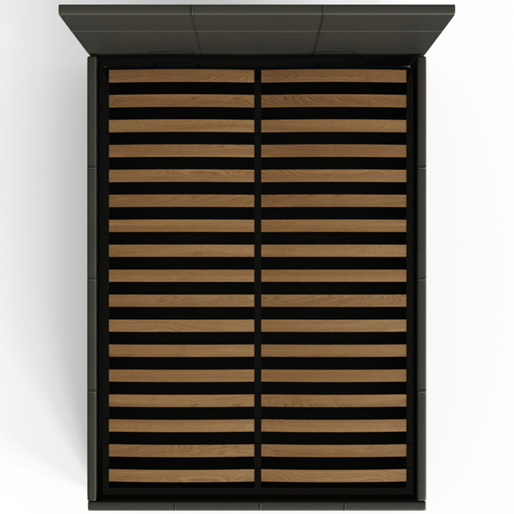 GFW Small Double Grey Side Lift Ottoman Bed Image 6