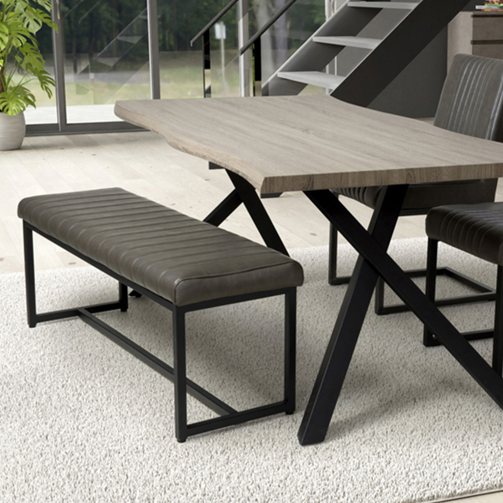Narvik 4 Seater Medium Curved Dining Table Image 7