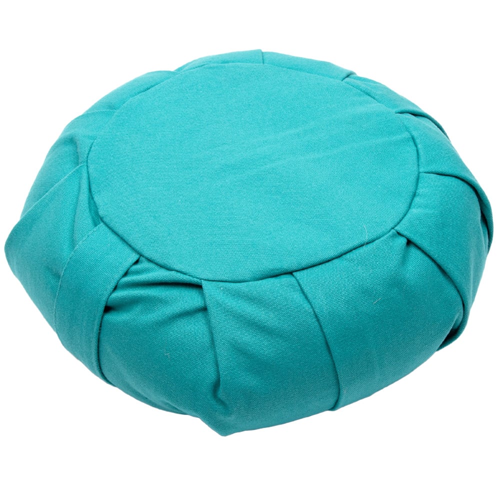 Myga Zafu Turquoise Yoga Meditation Cushion Image 1
