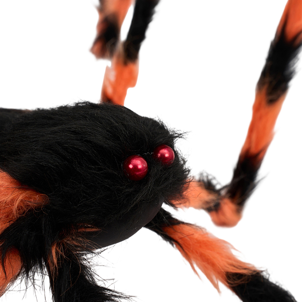 Living and Home Spider Web with Scary Spider Halloween Decoration 100 x 60cm Image 5