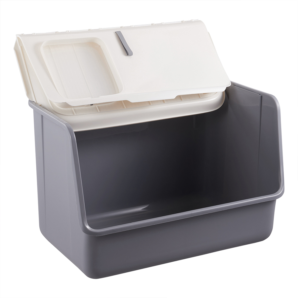 H&O Direct White Enclosed Cat Litter Box with Anti Splash Top Image 3