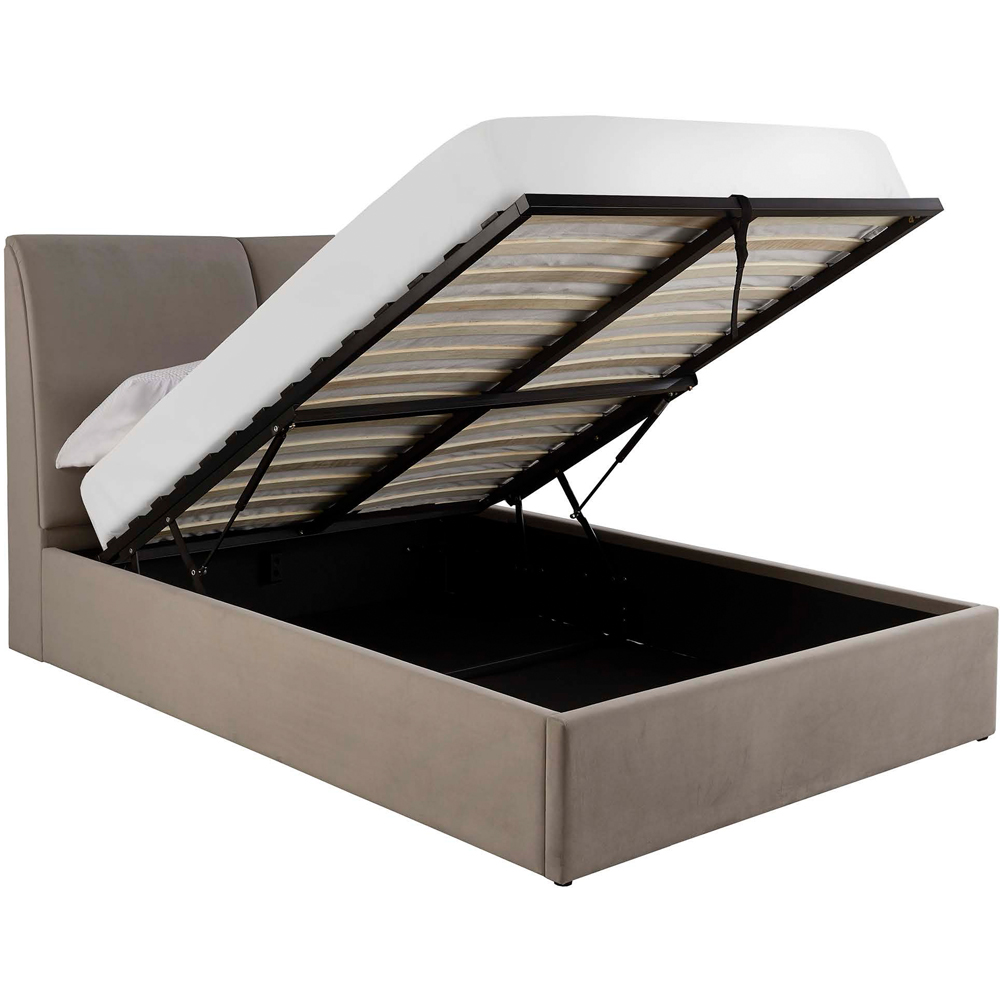 GFW Montrel Double Natural Ottoman Bed Image 5