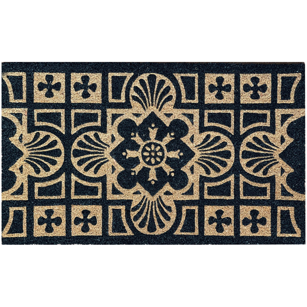 RHS Gertrude Jekyll Tile Latex Backed Door Mat 45 x 75cm Image 1