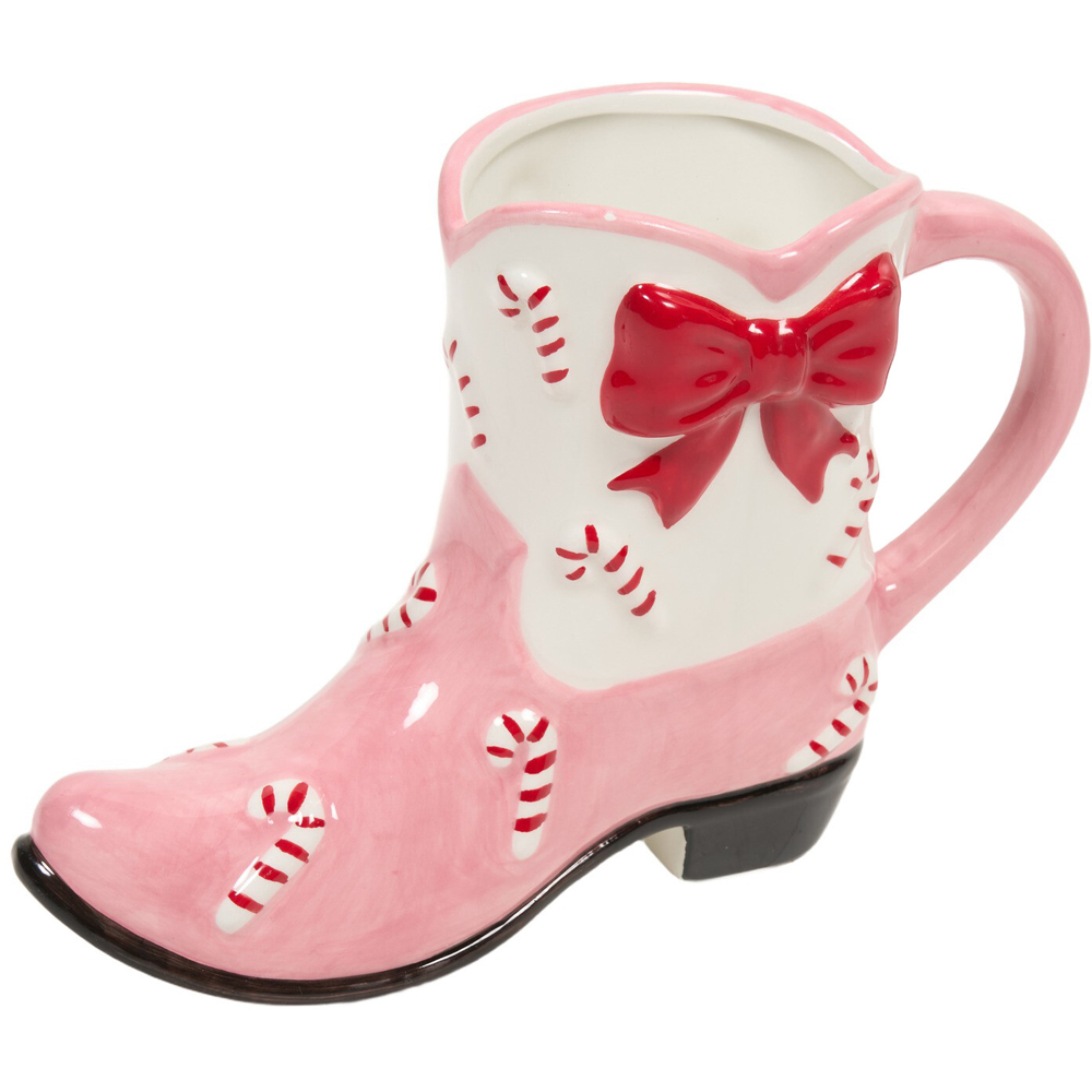 Christmas Cowboy Shaped Boot Mug Image 9
