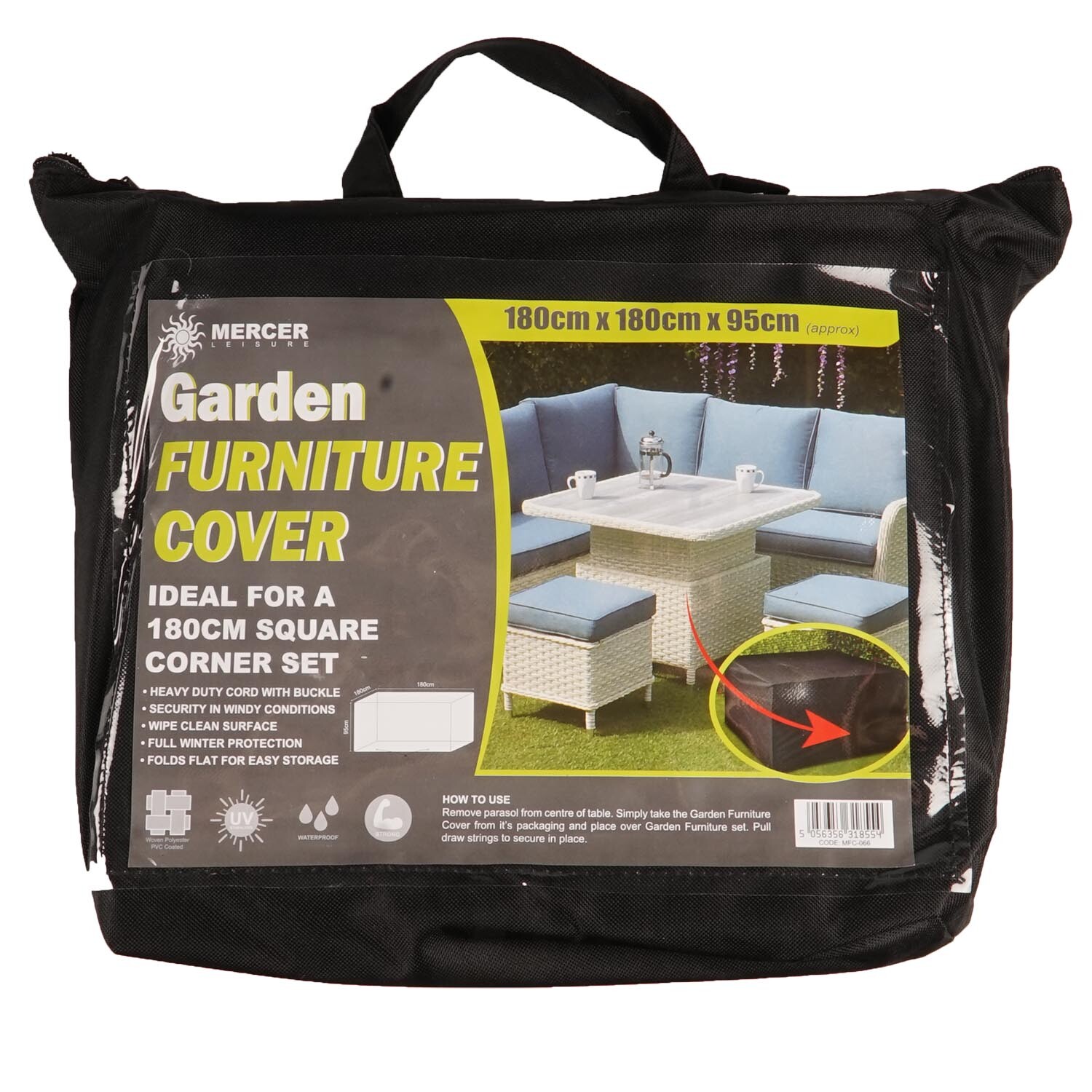 Mercer Leisure Large Square Furniture Cover Image