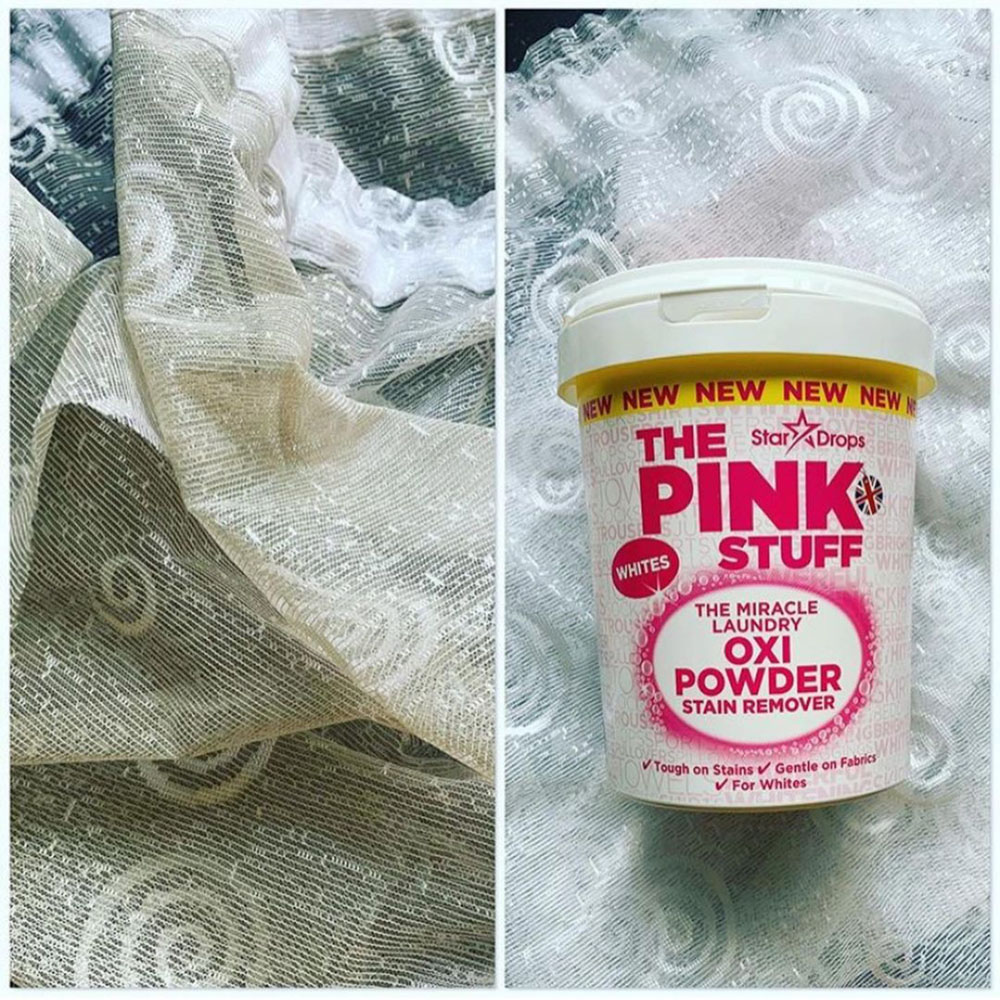 Pink Stuff Stain Remover Powder for Whites 1.2kg Wilko