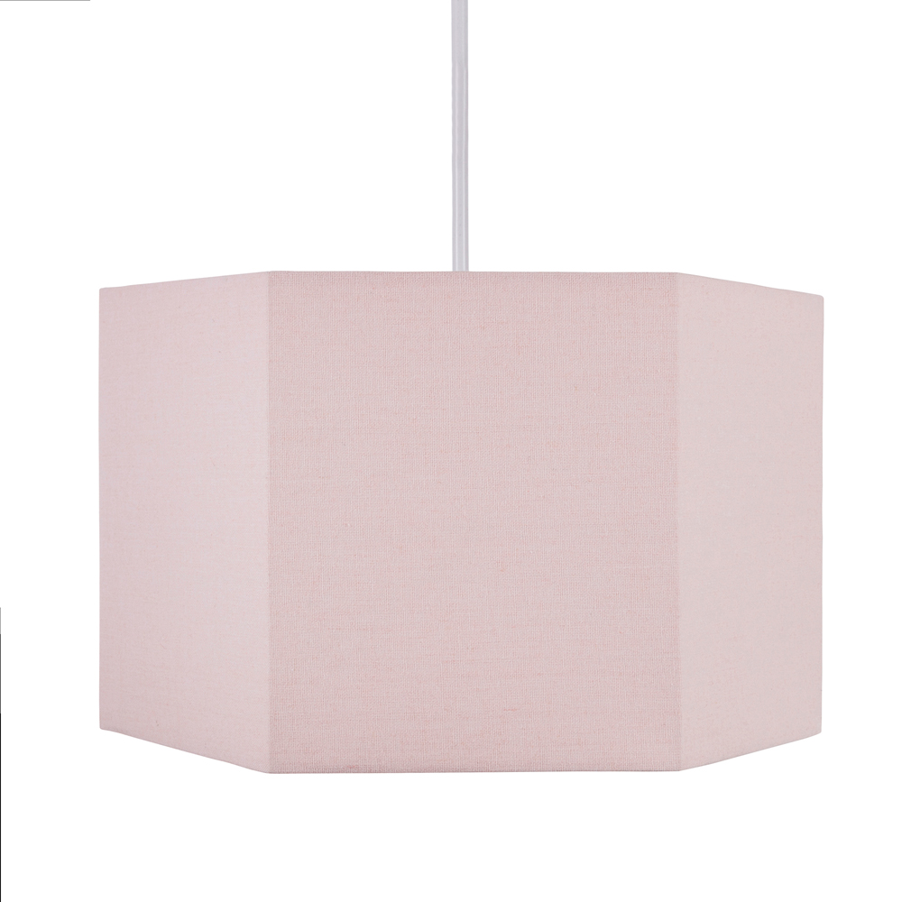 Glow Hex Pink Hexagon Lamp Shade Image 1