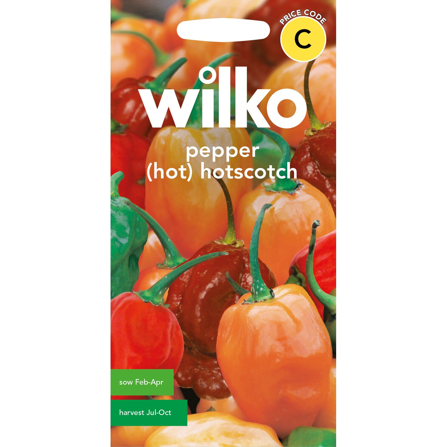 Wilko Pepper Hot Hotscotch Seeds Image 1