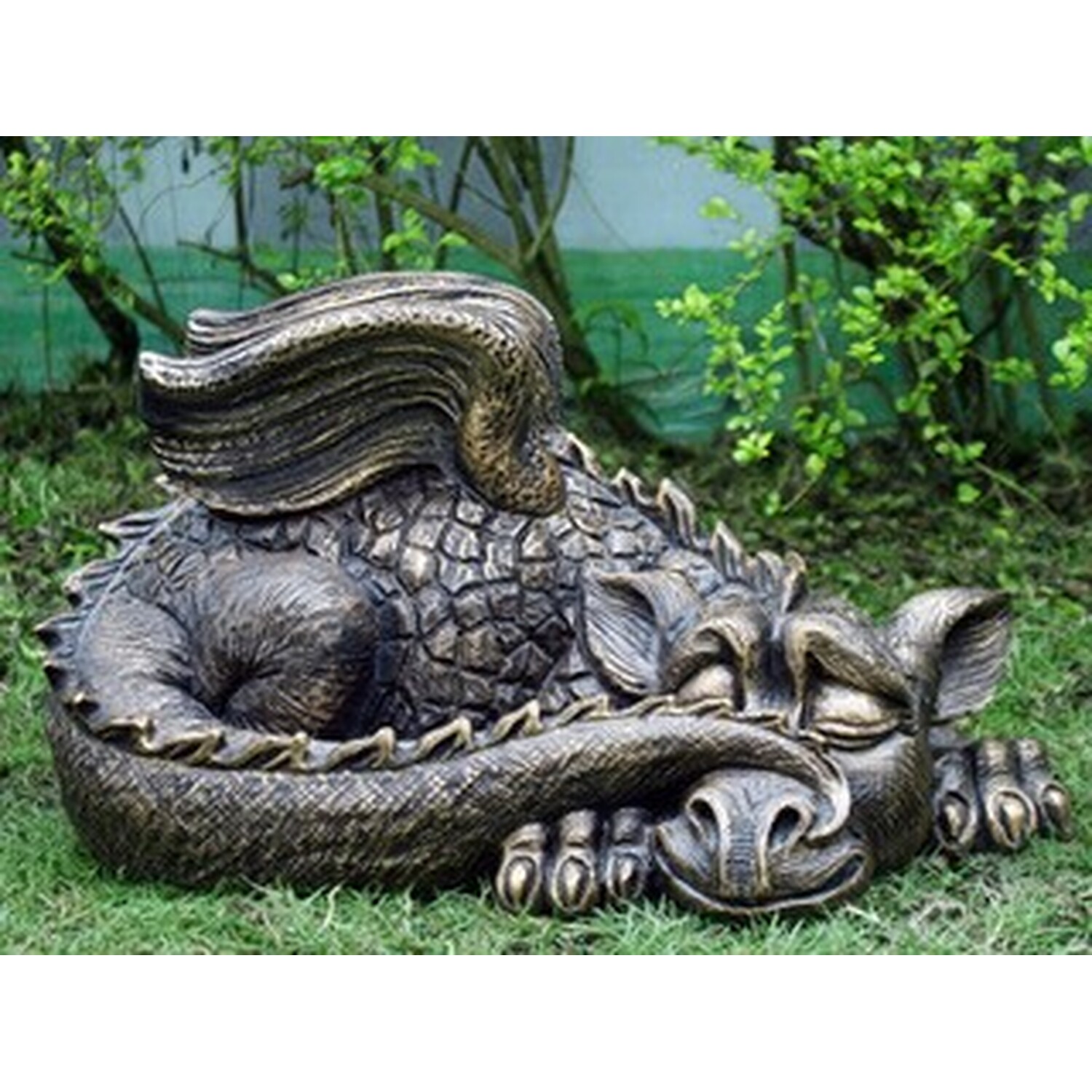 Sleeping Dragon  - Bronze Image 2