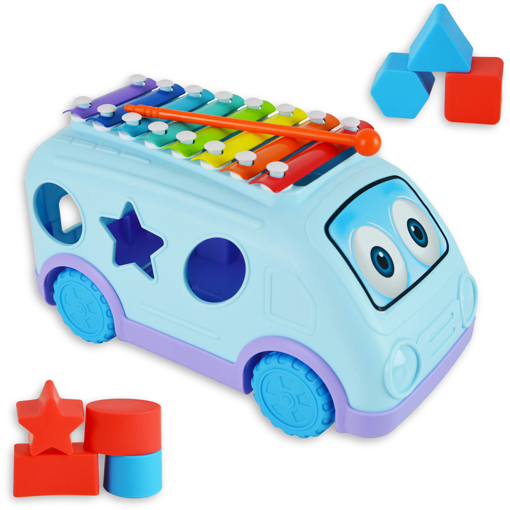 Little Star School Bus Xylophone with Shapes Image 1
