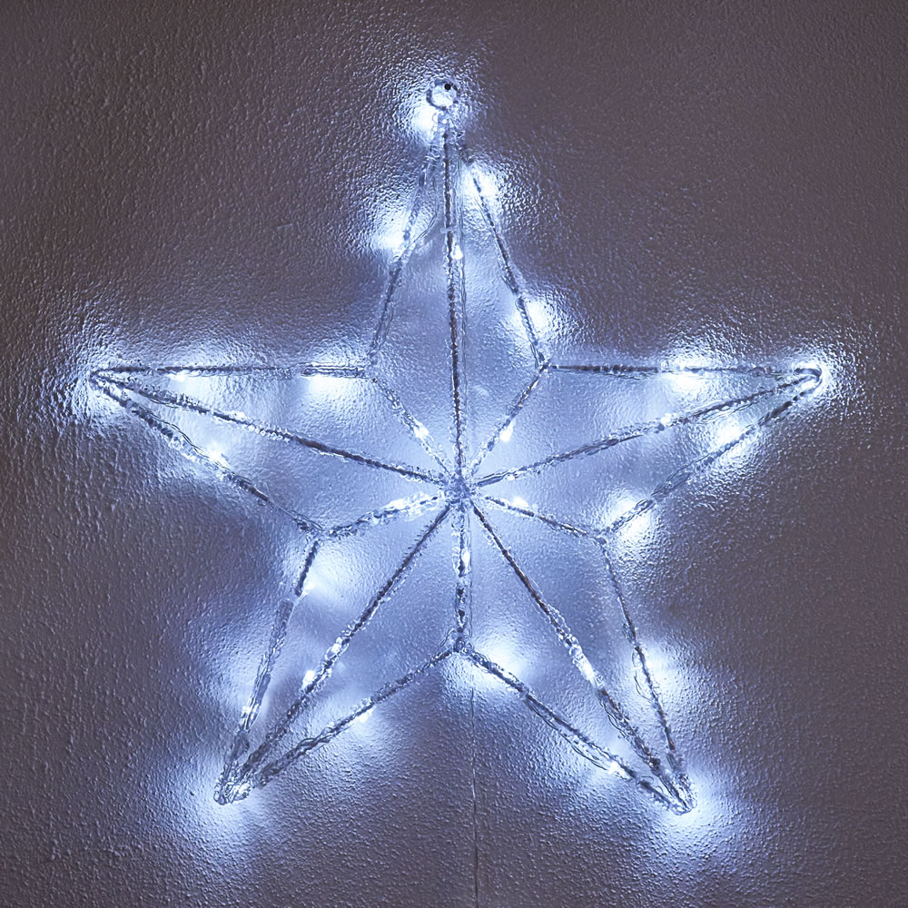 Wilko Small Christmas Star Wall Light Image 1