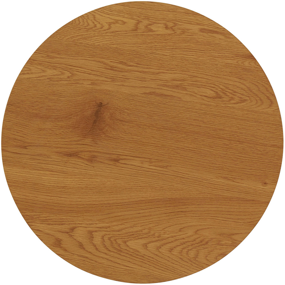 Loft24 Monza Oak Round Bar Table Image 4
