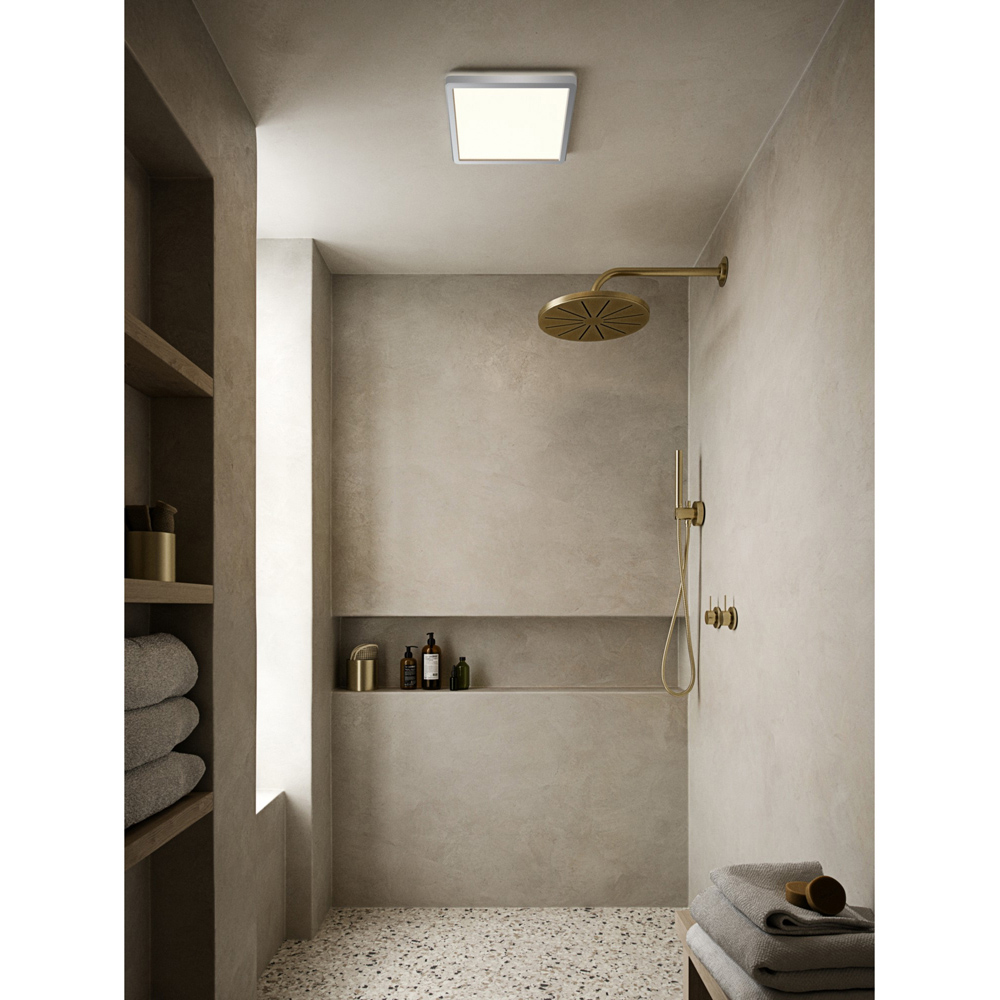 Nordlux Oja 29 Square Chrome Ceiling Light Image 7
