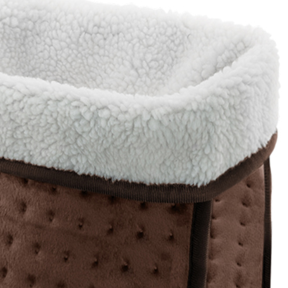 Brown Electric Foot Warmer with 6 Heat Settings Image 3