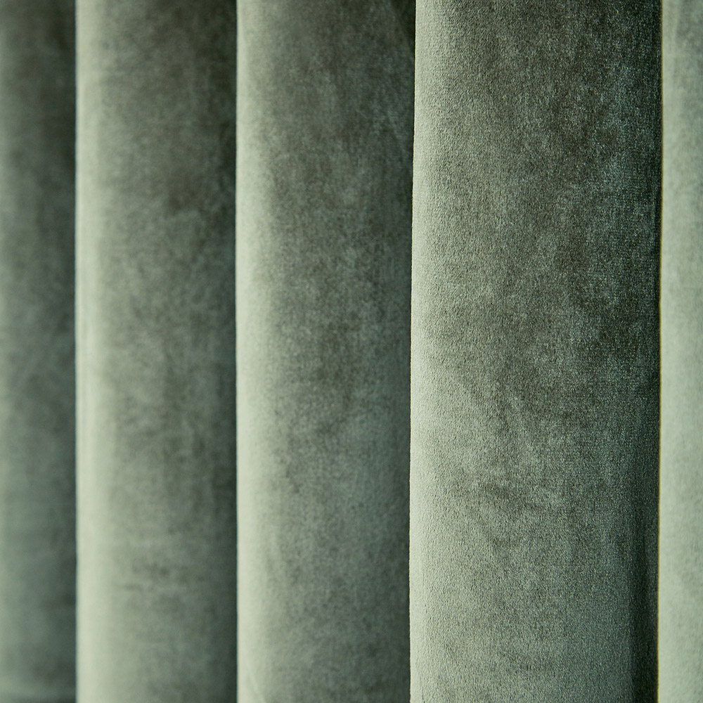Helena Springfield Escala Lined Sage Curtains 168 x 137cm Image 3