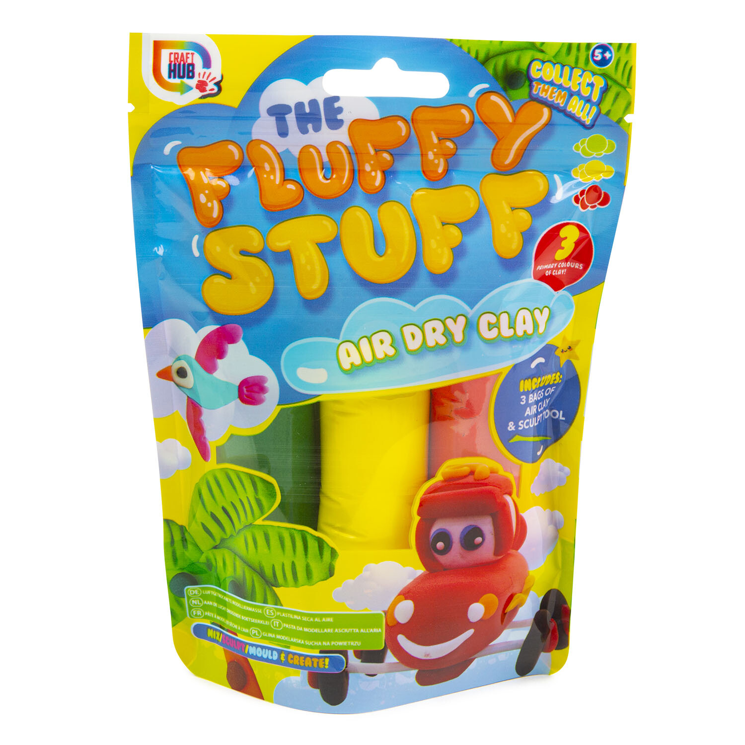 Fluffy Stuff Clay - Multicolour Image 1