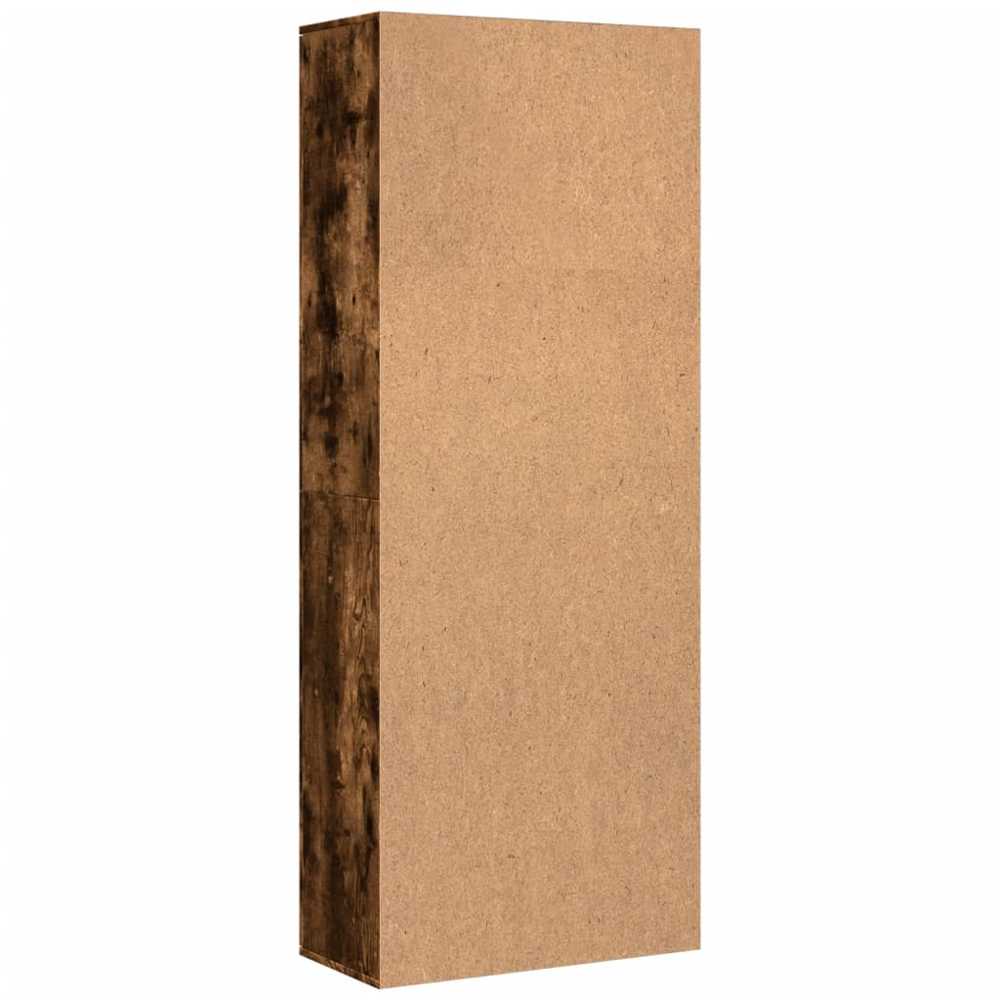 vidaXL 2 Door Smoked Oak High Cabinet Image 5
