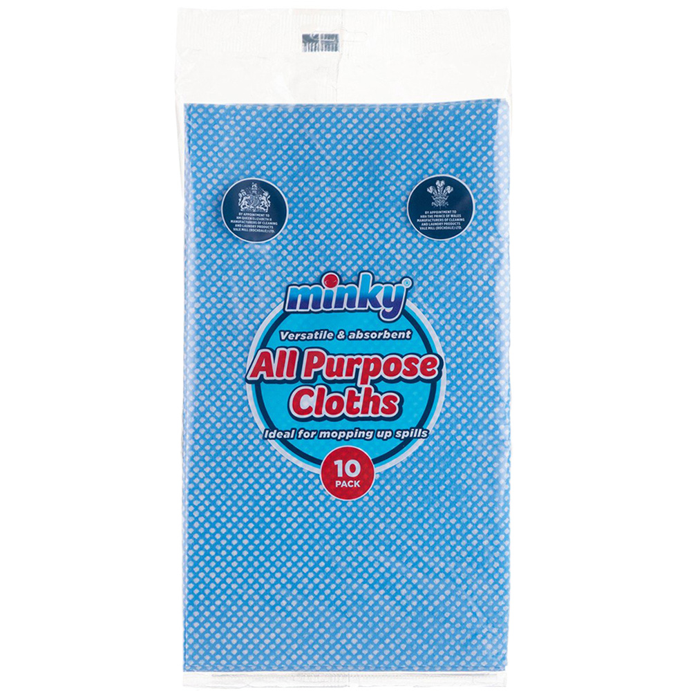 Pack of 10 Minky All Purpose Cloths Image