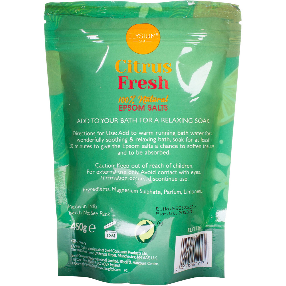 Elysium Spa Epsom Bath Salt Image 2