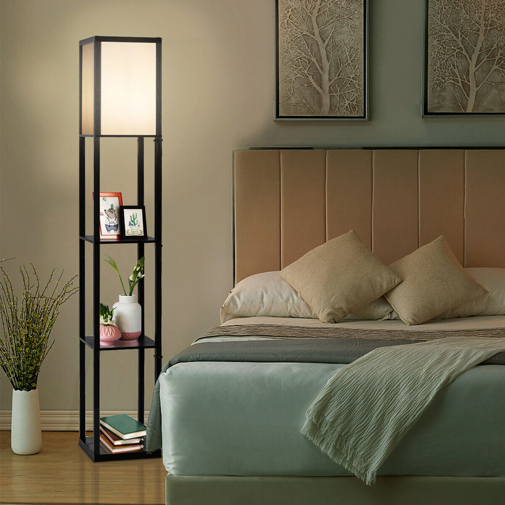 Costway 3 Shelf Freestanding Floor Lamp Image 2