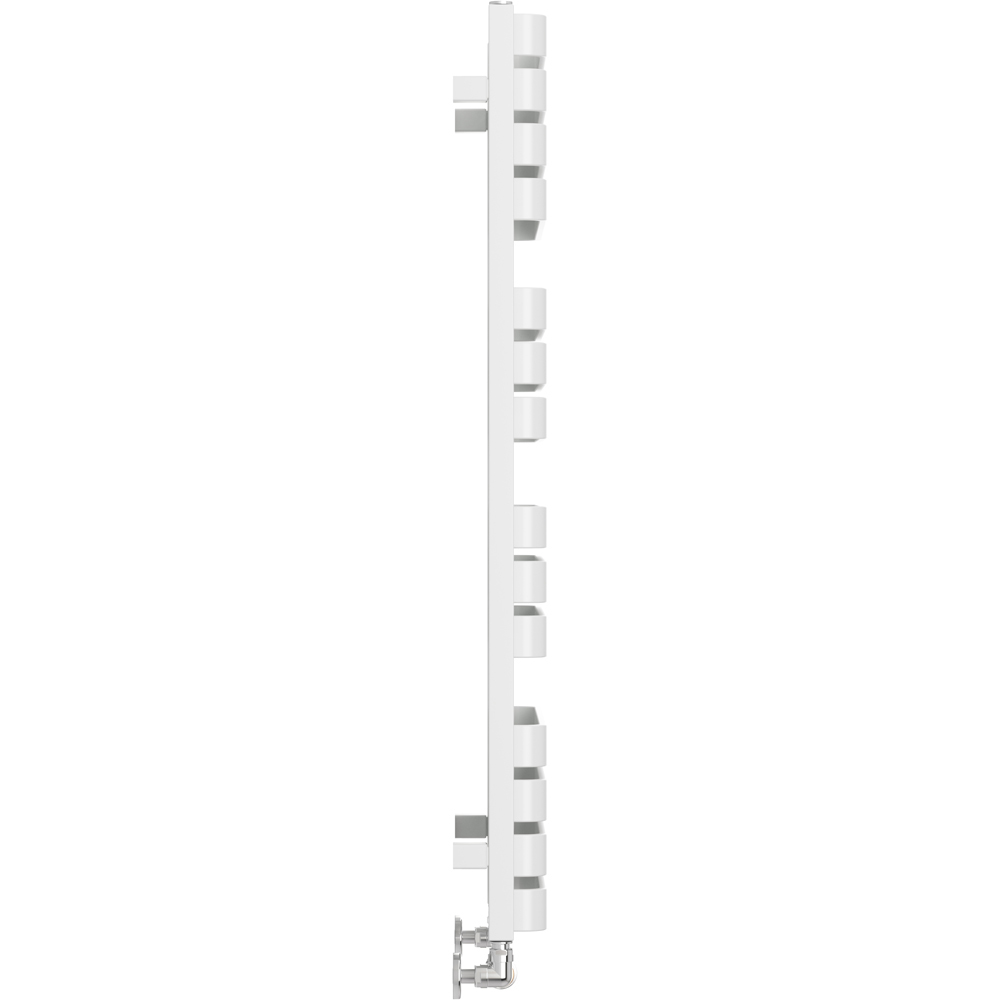 Terma Warp T Bold Matt White Heated Towel Rail 2660 BTU 1110 x 500mm Image 4