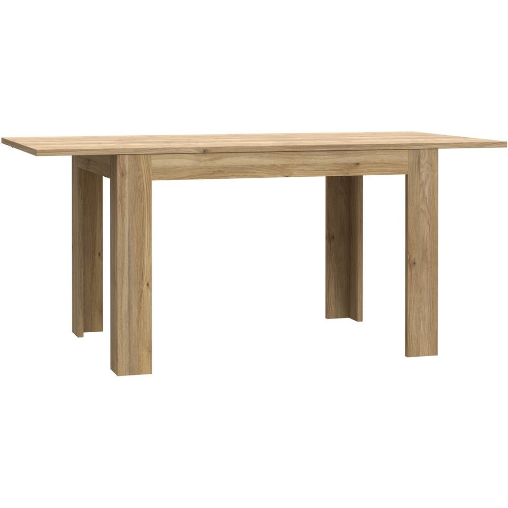 Florence Grafton 6 Seater Oak Extending Dining Table Image 4