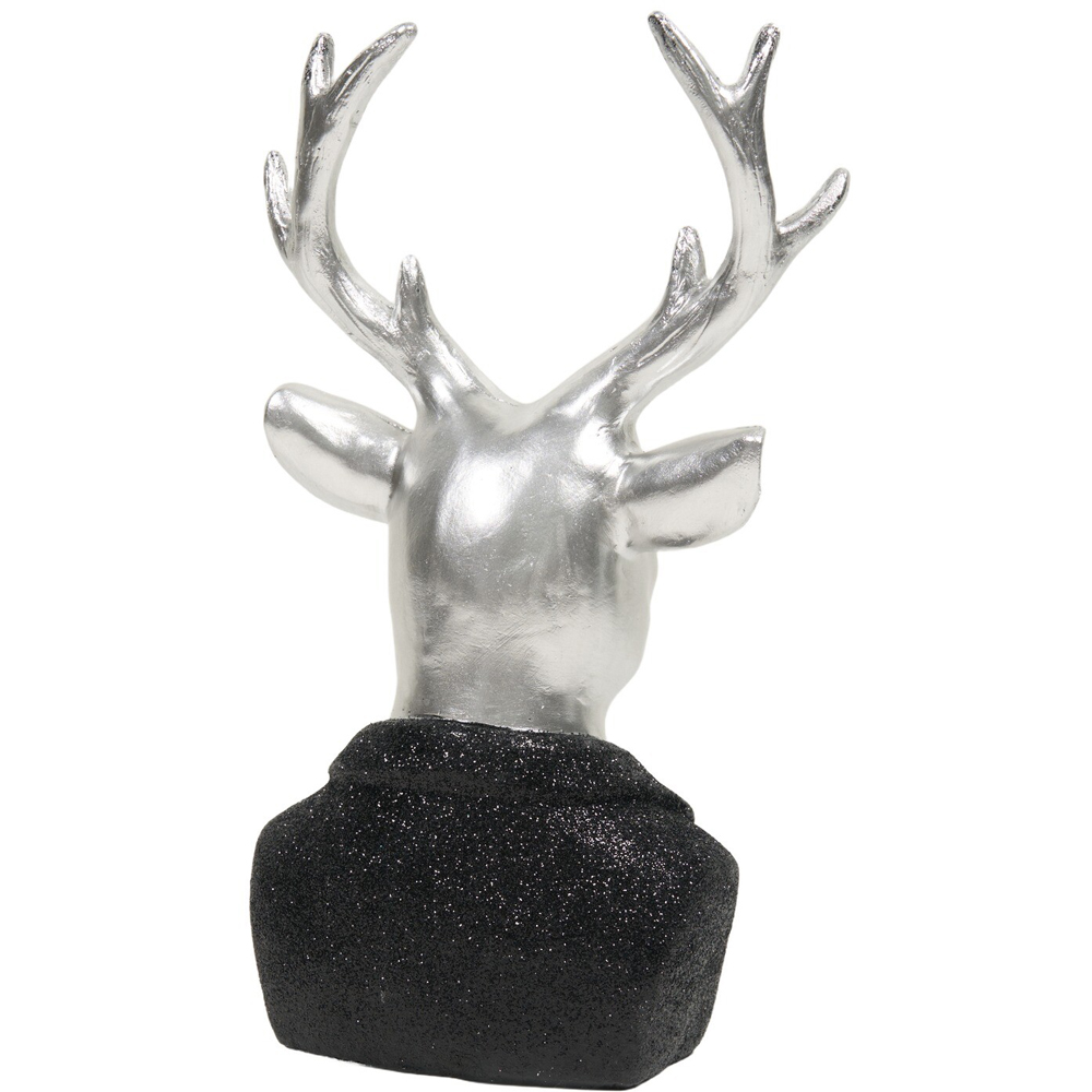 Dapper Silver Deer Decoration Image 3