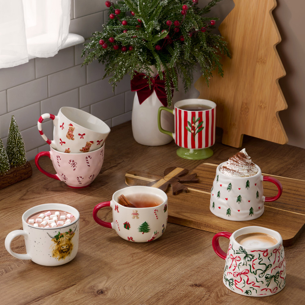 3D Christmas Icons Print Mug Image 5