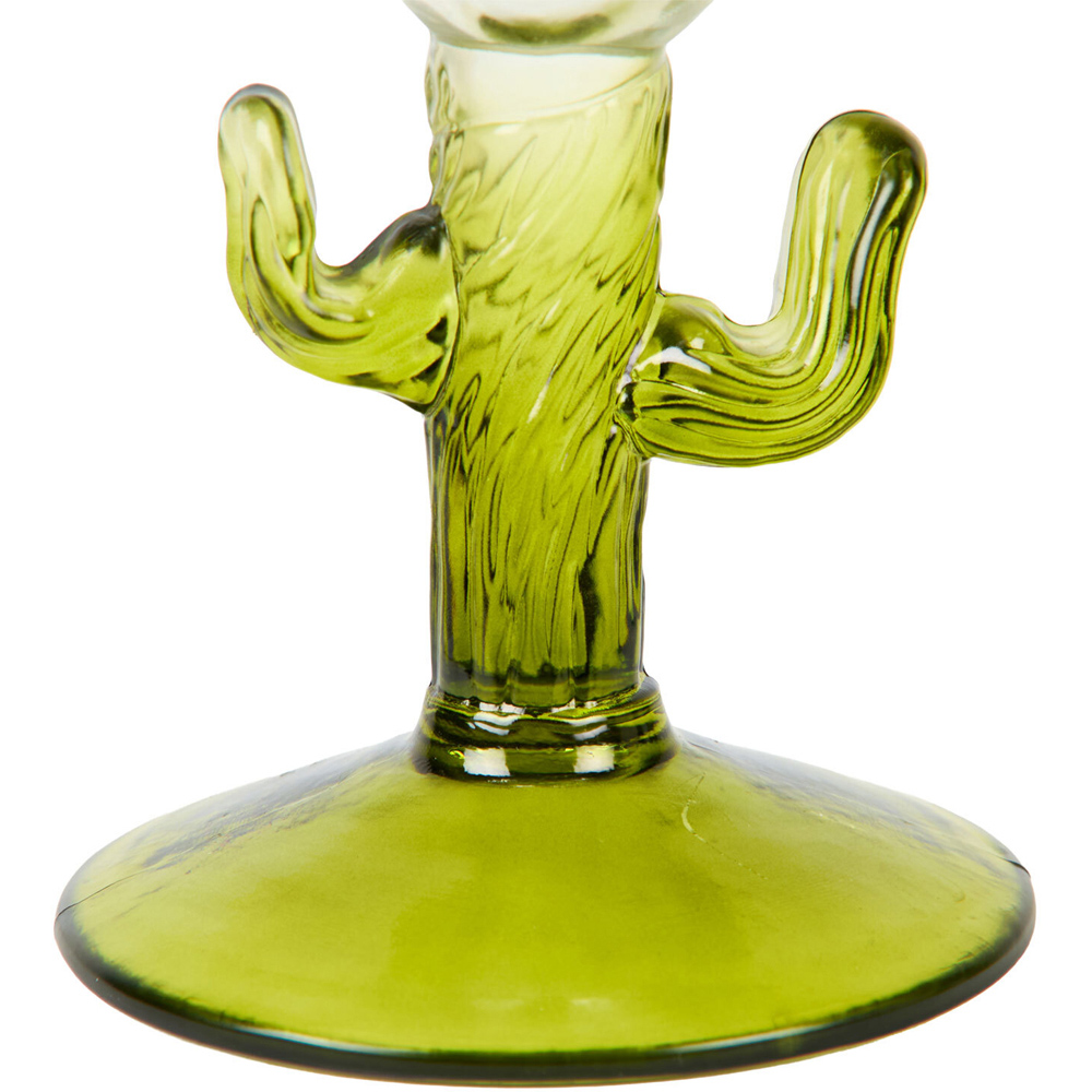 Casablanca Cactus Coupe Glass Green Image 4