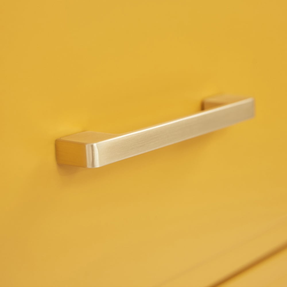 Palazzi 6 Drawer Mustard Chest of Drawers Image 6