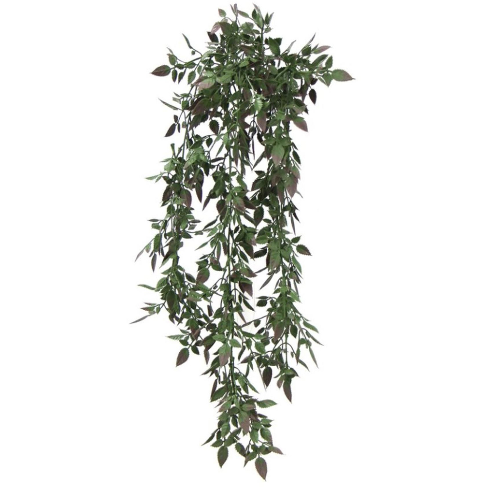 Leaf Angel Hanging UV and Fire Resistant Artificial Plant 76cm 6 Pack Image 2