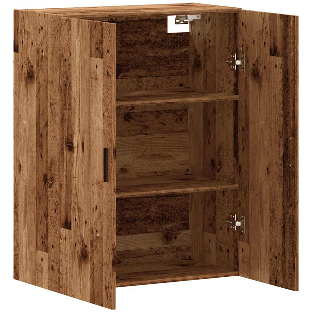 vidaXL 2 Door Brown Old Wood Wall Mounted Cabinet Image 7