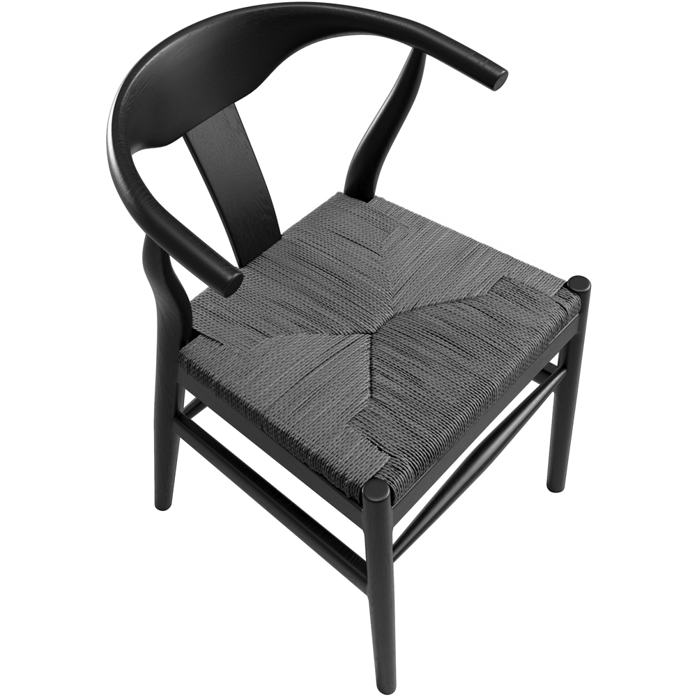 LPD Home Aries Black Dining Chair Set of 2 Image 6