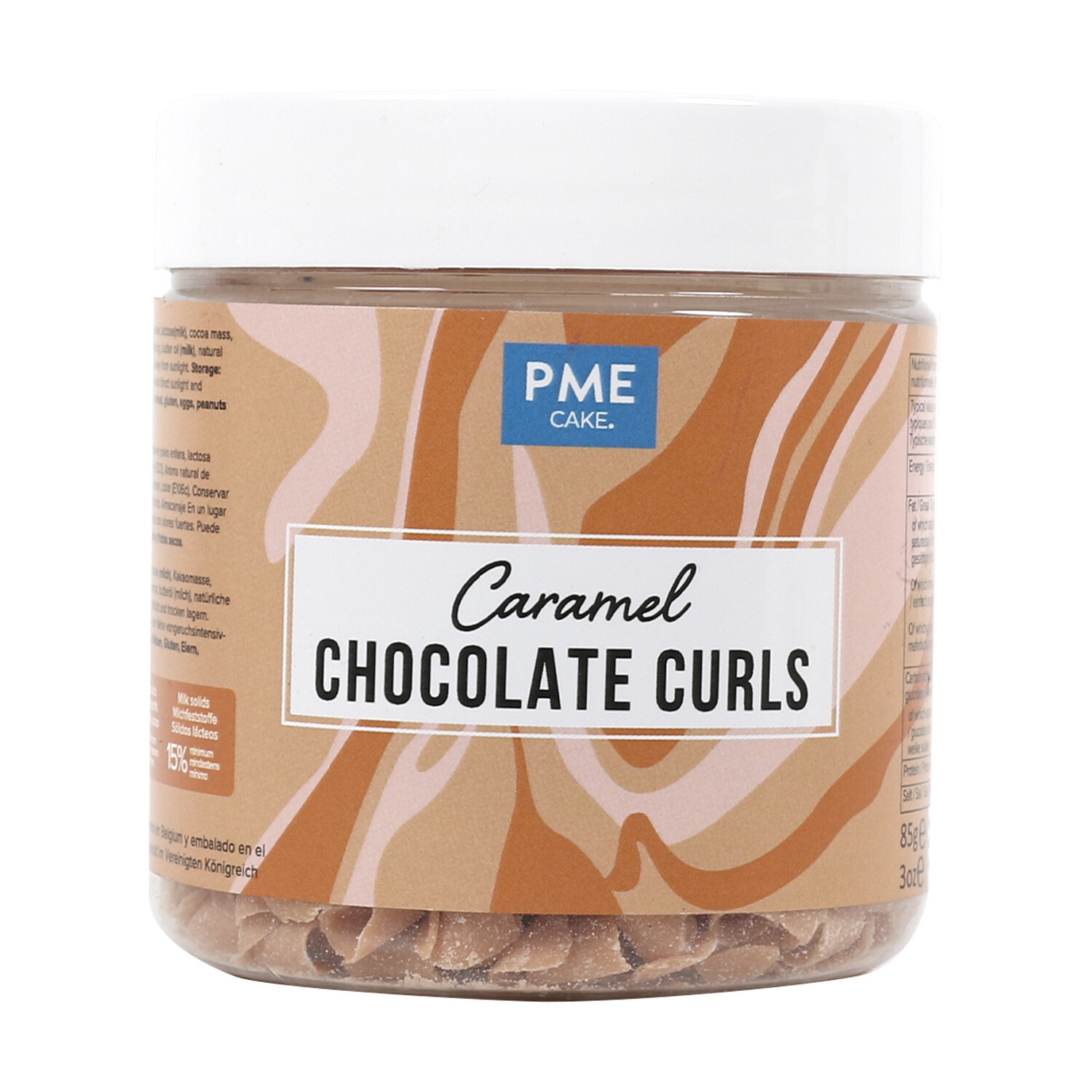 PME Chocolate Curls - Caramel Image