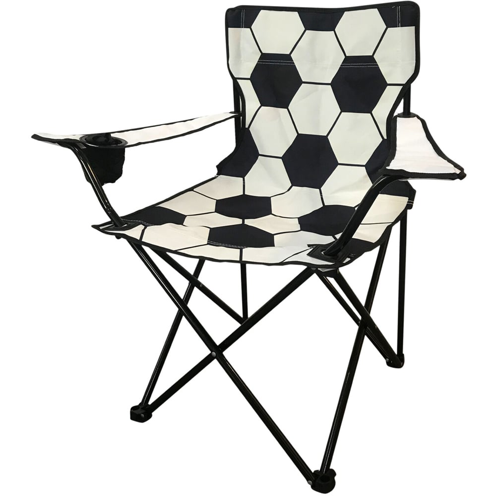Active Sport Football Pattern Camping Chair Image