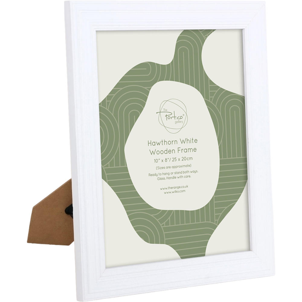 Hawthorn Wooden Plain Photo Frame White 10 x 8 inch Image 5