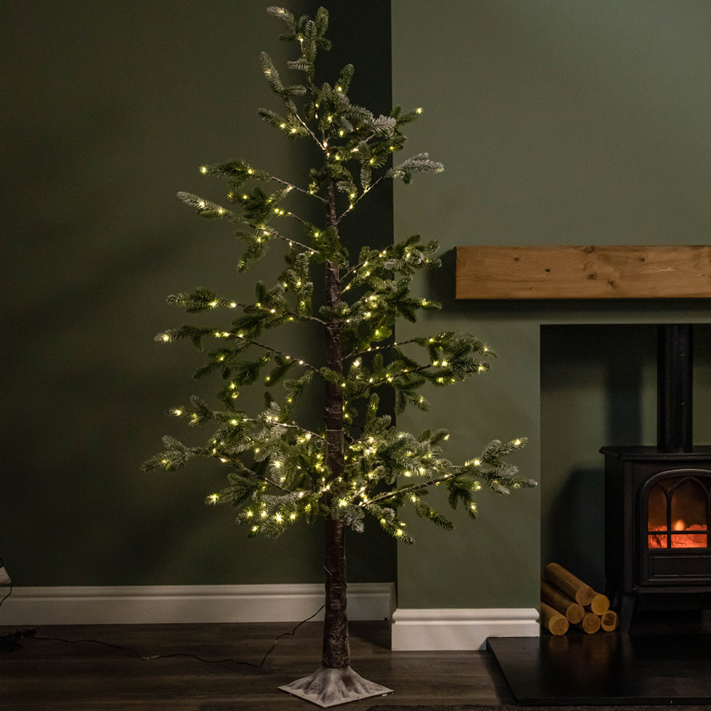 Samuel Alexander Warm White LED Noel Snow Christmas Tree 6ft Image 2