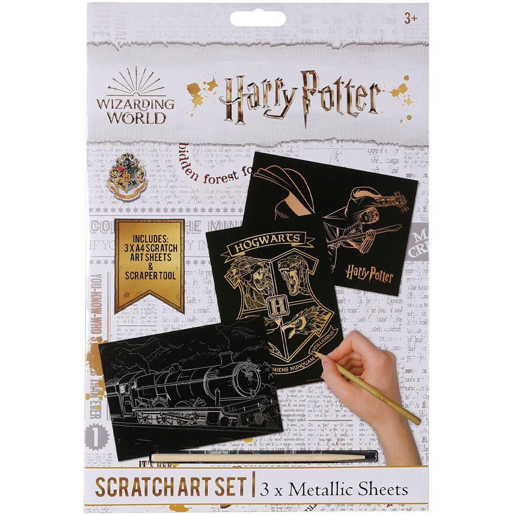 Harry Potter Scratch Art Set Image