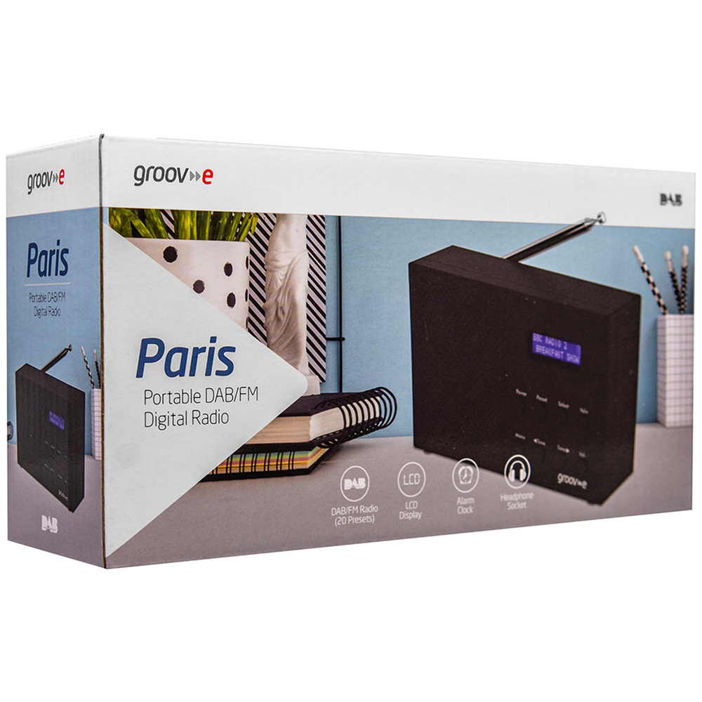 Groov-e Paris Portable DAB and FM Digital Radio Image 4