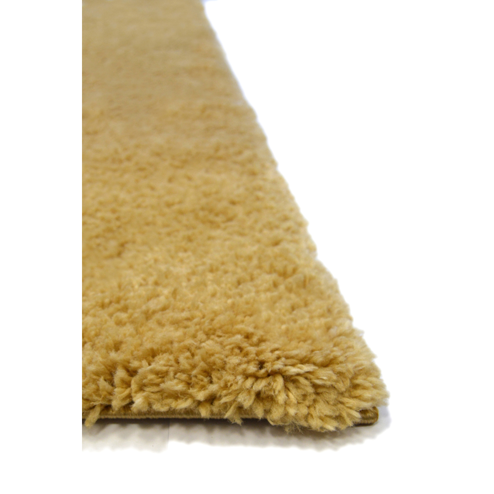 Homemaker Ochre Snug Plain Shaggy Rug 60 x 110cm Image 3