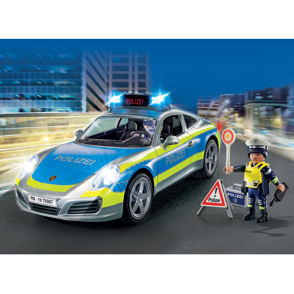 Playmobil Porsche 911 Carrera 4S Police Playset 36 Piece Image 5