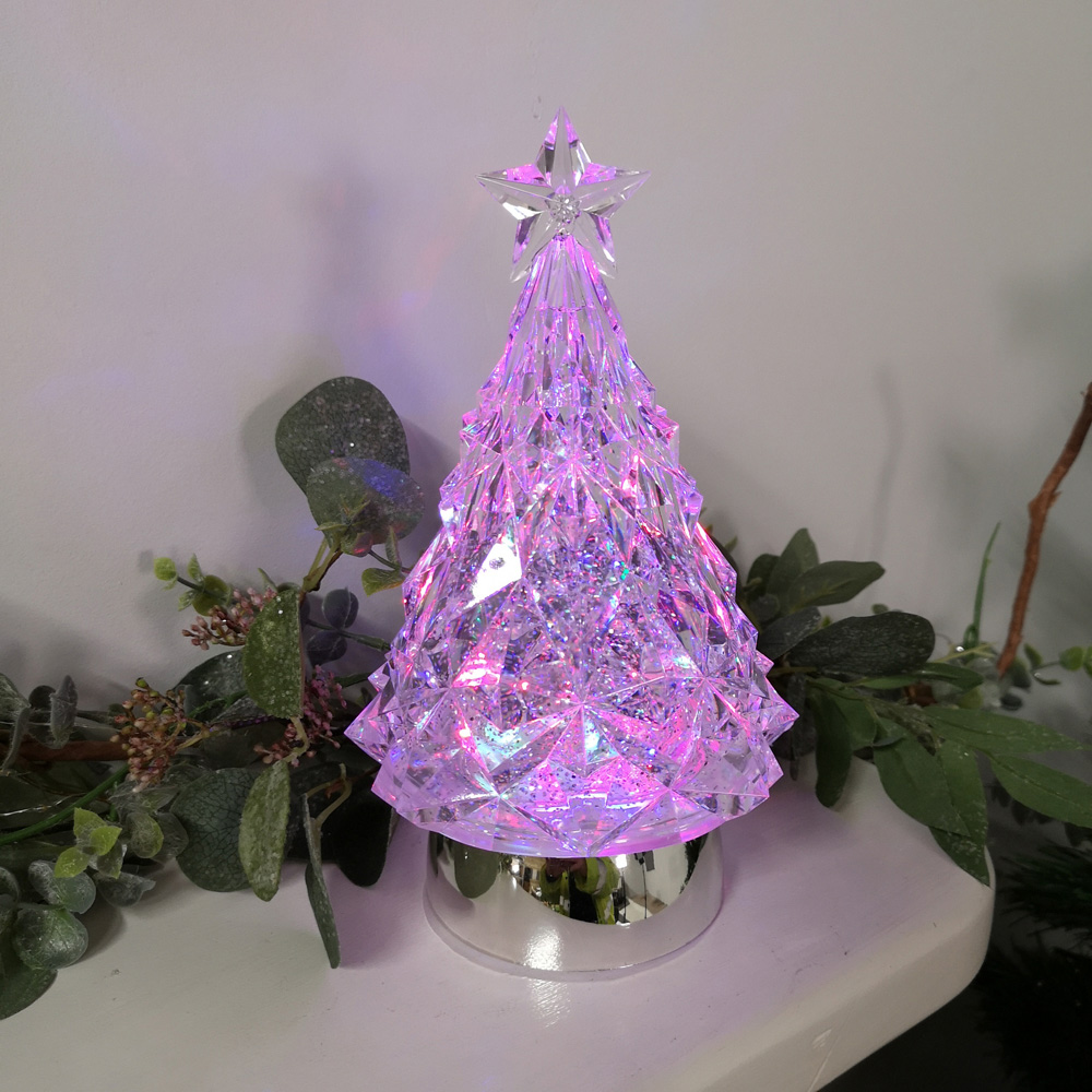 Samuel Alexander Colour Changing Tree LED Christmas Water Spinner 23cm Image 6