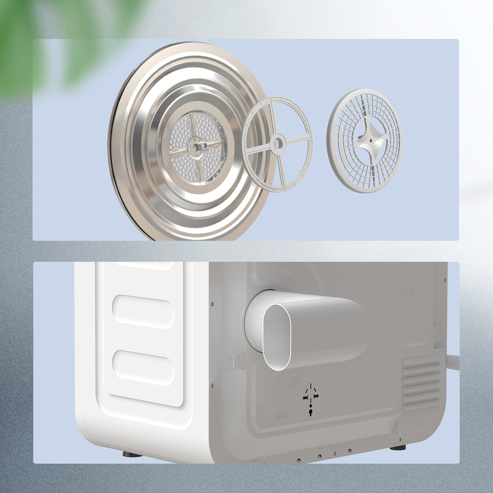 HOMCOM White Compact Small Tumble Dryer Machine 4kg 800W Image 3