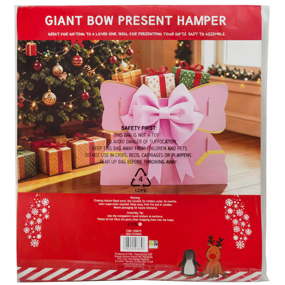 Giant Bow Present Hamper Kit Image 5