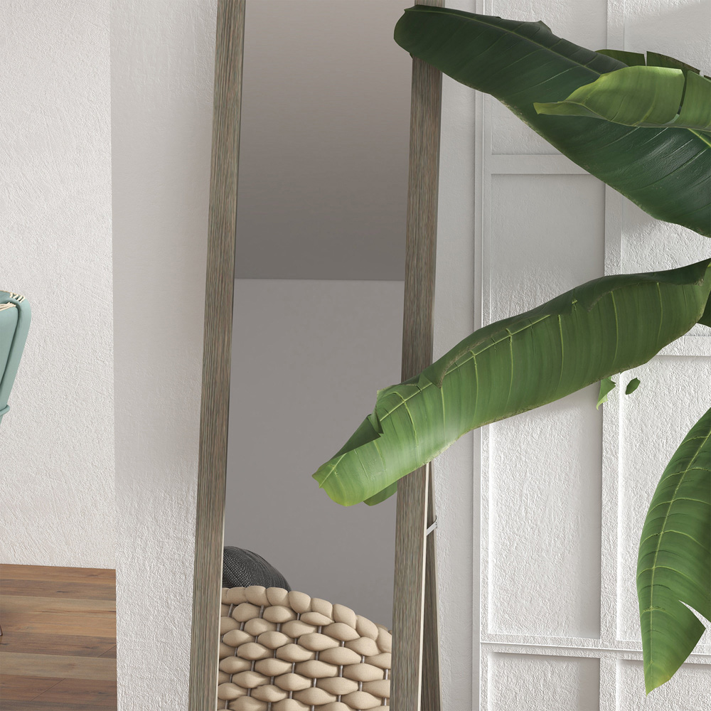 Portland Grey Full Length Freestanding Wall Mirror Image 3