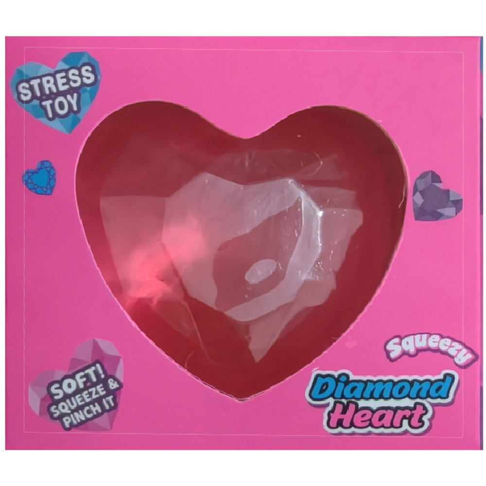 Squeeze Diamond Heart Stress Toy Image 3
