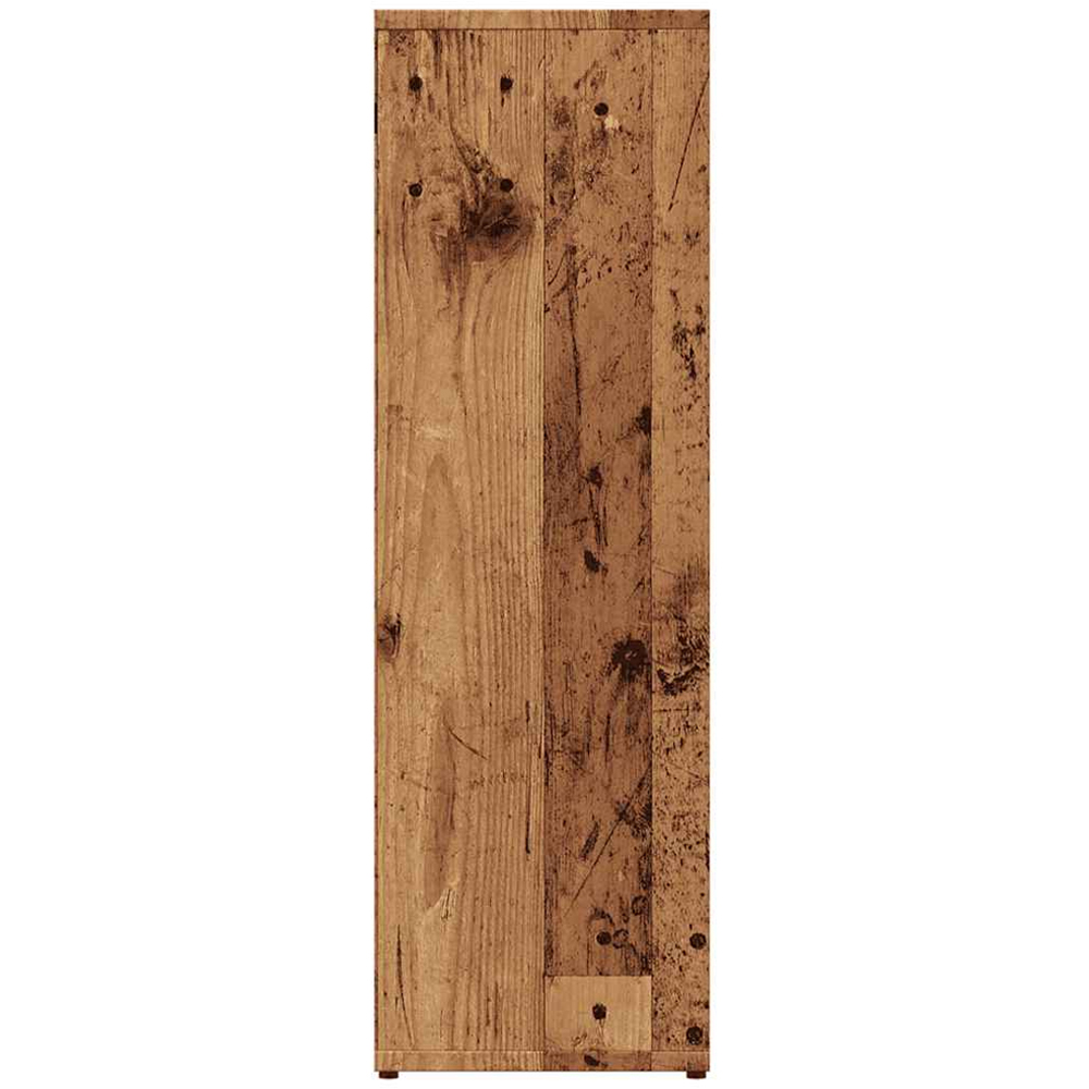 vidaXL 5 Shelf Old Wood Bookcase Image 4